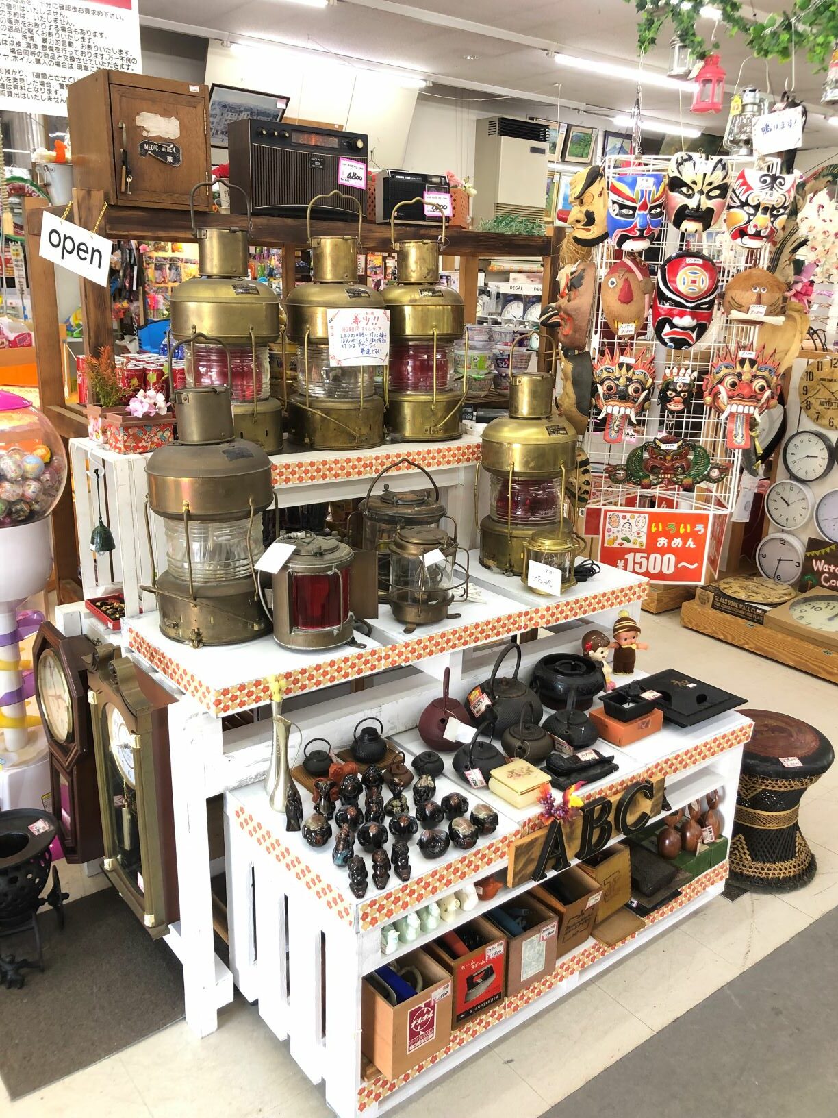 骨董インテリアに